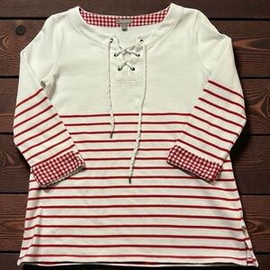 Talbots‎ Nautical Striped Top